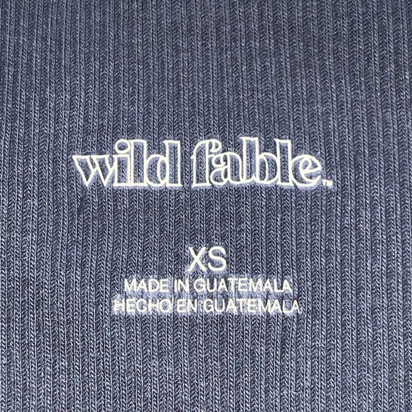 Wild Fable Junior Teens Black Ribbed Racerback Tank Top Size XS - Picture 8 of 10